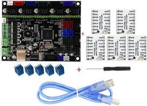 L V1.0 Integrated Controller Mainboard + 5pcs TMC2208 Stepper Motor Driver For 3D Printer