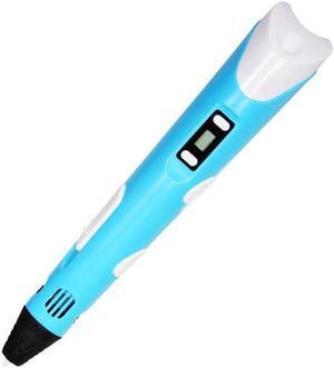 2nd Generation 3D Printing Pen with 3x 1.75mm ABS Filament Kit for Beginners & Kids with USB Charging or Eu Plug Adapter