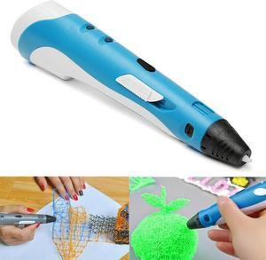 3D Printing Drawing Pen + 3x ABS Filament + EU Plug Power Adapter Kit