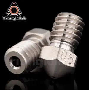 / Dforce T-V6 Plated Copper Nozzle Durable Non-stick High Performance For 3D Printers M6 Thread For E3D V6 Dragon Hotend