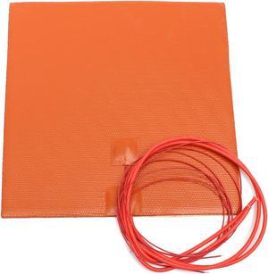 12V 200W 200mmx200mm Waterproof Flexible Silicone Heated Bed Heating Pad For 3D Printer