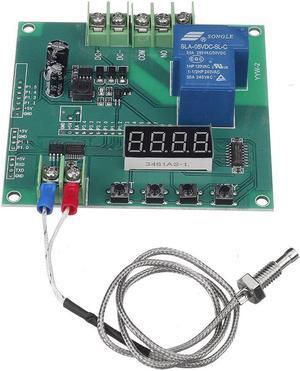 YYW-2 0-1024 Temperature Sensor Temperature Control Relay Detection High Temperature Serial Output with K Type Thermocouple 30A