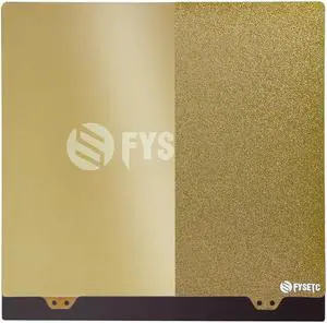 Ender-3/3pro235*235mm Golden Profiled Steel Plate + MagneticSticker B-Side + High Temperature Resistant PEI Set Kit