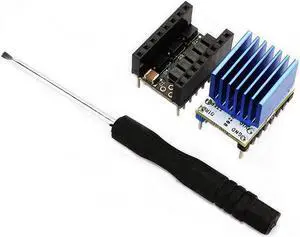 3Pcs Super Silent TMC2208 V1.2 Stepper Motor Driver Module + 10Pcs Heatsink + 5Pcs Stepstick Smoother Kit for 3D Printer