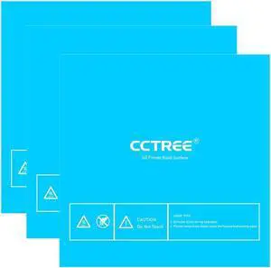 3Pcs/Pack 310*310mm Blue Color Heated Bed Sticker For 3D Printer Reprap
