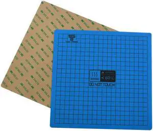 TWO220*220mm / 310*310mm Flexible Magnetic Heated Bed Sticker With Back Glue & Ruler for 3D Printer
