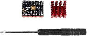 TMC2208 V1.0 Mute 256 High Subdivision Stepper Motor Driver with Heatsink for 3D Printer