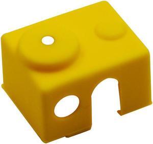 5pcs Yellow Universal Hotend Block Insulation Sock Silicone Case For 3D Printer