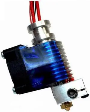0.3mm Metal 3D Printer Extrusion Head Extruder Nozzle With Fan