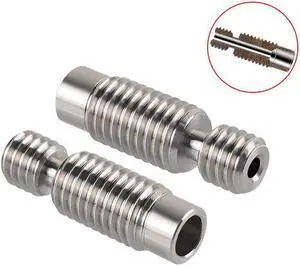 3D Printer V6 Heat Break Hotend Throat For 1.75mm TC4 Titanium Alloy Remote Feeding Tube Pipes High Temperature Resistance Corrosion Resistance and Wear Resistance