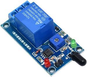 IR Infrared 1 Channel 12V Flame Detection Sensor Module Fire Alarm Sensor Relay Module For Arduino