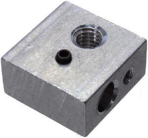 MK7/MK8 20*20*10mm Aluminum Heating Block For 3D Printer