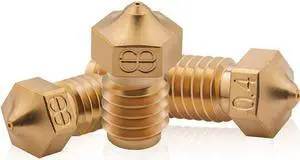 Brass Nozzle 1.75mm V6 0.2/0.4/0.5/0.6/0.8mm for 3D Printer Dragon Hotend