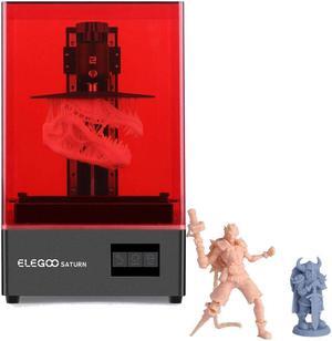 SATURN MSLA 4K 8.9" MONOCHROME LCD Resin 3D Printer UV Photocuring LCD Resin 3D Printer with 4K Monochrome LCD/Matrix UV LED Light Source/Off-Line/WLAN Print/ Print Size 192x120x200mm