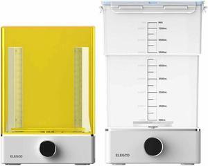 MercuryX Bundle Washing and Curing Machine with Transparent Yellow Shade/8000ML Large-capacity Design/360 ° Three-Dimensional Curing