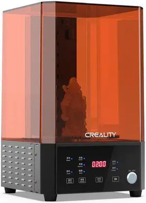 UW-01 Washing and Curing Machine 2 in 1 UV Curing Rotary Box Bucket for LCD/DLP/SLA Resin 3D Printer Models 170x 120x160mm Washing Size