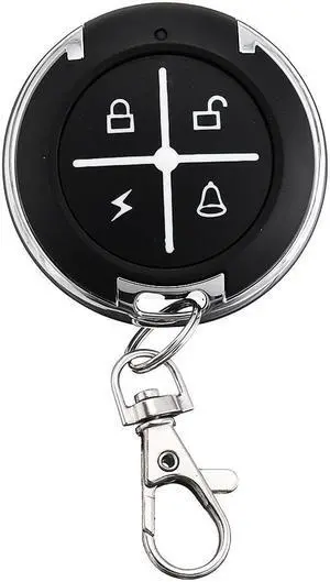 Black Round Self-copying Remote Control Transmitter For Electric Door Garage Gate Wireless Remote Switch