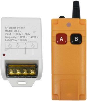 WT-01 Wireless Remote Control Switch 380V Remote Control High-power Intelligent Controller Remote Control for Water Pump Household Lamp