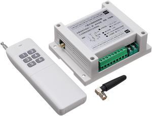 220V 6-way Wireless Remote Control Switch Module Lamp Water Pump Motor Controller