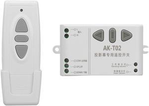 AC 220V Tubular Motor Forward and Reverse Controller Electric Door Controller Projection Screen Controller with Remote Control