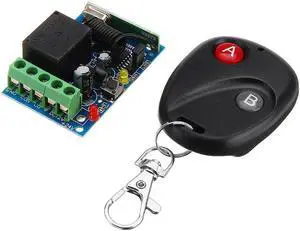 DC12V 10-30M 1CH Wireless Relay Switch 315MHz/433MHz Electrical Remote Control Switch Receiver Board