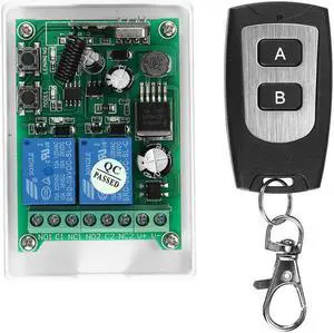 Electronic DC 12V 24V 48V 433MHz Remote Control Switch/Access Control Board Wireless Receiver
