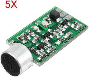 5Pcs FM Wireless Microphone Pickup Wireless Audio Transmitter FM Emission MIC Core Board V4.0 100MHz