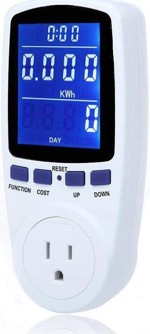 US Plug LCD Backlight Displaying Intelligent AC Power Meter Wattmeter Socket Billing Socket Power Monitor
