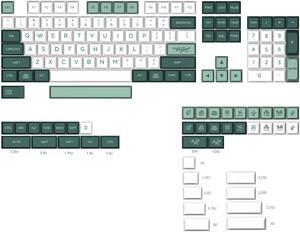 147 Keys Botanical Garden PBT Keycap Set XDA Profile Five-sided Sublimation Custom Keycaps for Mechanical Keyboards