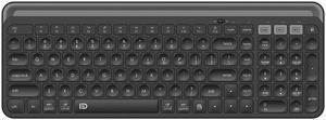 K912T Business Keyboard Dual Mode bluetooth3.0/5.0 2.4GHz Wireless 105-Key Silent Conflict-Free Keys Office Keyboard with Integrated Card Slot
