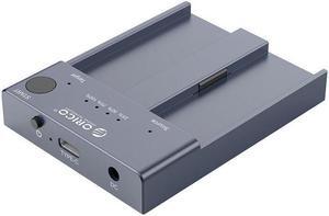 M2P2-C3-C NVMe M.2 SSD Duplicator USB3.1 Type-C 10Gbps HDD Dock 4TB Max Aluminum Alloy SSD Enclosure