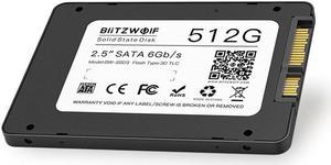 BW-SSD3 512GB 2.5 Inch SATA3 6Gbps Solid State Disk TLC Chip Internal Hard Drive for SATA PCs and Laptops with R/ W at 530/450 MB/ s