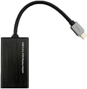 Ultra Thin USB 3.1 Type-C Male Connector To VGA Adapter For MacBook