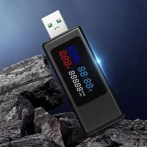 6 in1 USB Tester Digital LCD Display Current Voltage Charger Timing Power Meter Measuring Instrument 120WKWS-V30