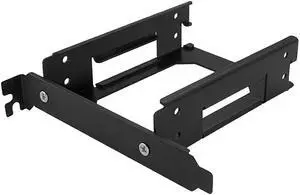 2.5-inch Dual Bay Hard Drive Bracket Holder SSD HDD Mounting Bracket Internal Hard Drive Mounting Kit for PCI Slot