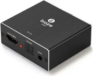 HD Audio Splitter 4K 3D 2160P Video Switcher 5.1 Fiber 3.5mm Interface Micro USB Power Supply for PS4 Xbox PC
