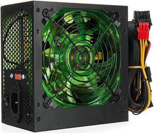 500W Power Supply 120mm LED Cooling Fan 24 Pin PCI SATA ATX 12V Computer Power Supply