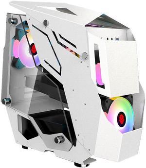 ATX Gaming Computer Case Desktop Water Cooled Full Side Penetration With Tempered glass Special Case Support M-ATX/ ITX Motherboard for PC Gamer