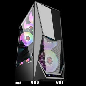 ATX Tower Computer Gaming Case Wide Special-Shaped Water Cooling Desktop Support M-ATX/ ITX Motherboard for PC