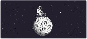 TK023 Large Astronaut Pattern Desktop Pad Gaming Mouse Mat Keyboard Desk Mat with Lock Edge Design for Office Business Laptop