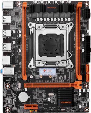 X79 4M Motherboard M-ATX USB3.0 SATA NVME NGFF M.2 SSD Support REG ECC Memory and Xeon E5 Processor C2/V1/V2 2640