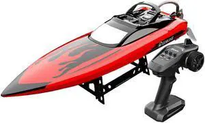 EBT05 RTR 2.4G 4CH 40km/h Brushless High Speed RC Boat Length 57cm Vehicles Models w/ Capsize Water Cooling System Toys