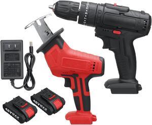Electric Reciprocating Saw Electric Impact Drill Screwdriver Set