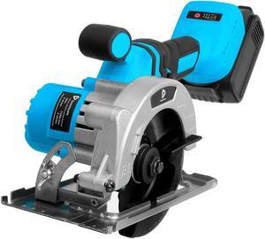 20V 125MM Electric Cordless Brushless Circular Saw Auxiliary Handle Household Woodworking Tools DIY Tools for Makita 18V Battery