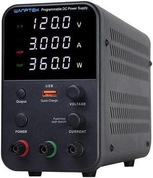 WPS1203H 120V 3A Adjustable DC Power Supply Programmable 110/220V 4 Digits LED Display Switching Regulated Power Supply