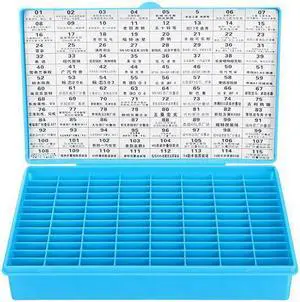 P083 Key Storage Box Blank Key Plastic Box Have 112 Spaces Locksmith Supplies