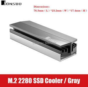 M.2 2280 SSD Heatsink With 5V/3Pin ARGB Lights Hard Drive Disk Cooling SSD Aluminum Radiator