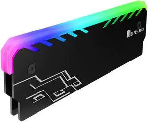 RGB RAM Heatsink DDR DDR3 DDR4 Memory Cooling Heat Sink for Desktop PC Computer Gaming Overclocking Aluminum Cooler Pad