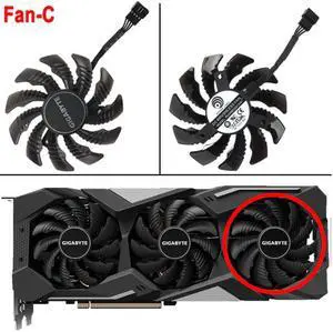 78MM Cooler Fan Replacement For Gigabyte Radeon RX 5500 5600 5700 XT Graphics Video Card Cooling T128010SU PLD08010S12HH