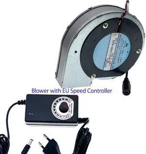 For BL4447-04W-B49  11028 12V 2A 11CM DC Blower 110V 220V AC Powered Fan with Variable Speed Controller for DIY Cooling